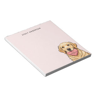 Bloc-note Joli chien au cœur Joyeuse Saint-Valentin