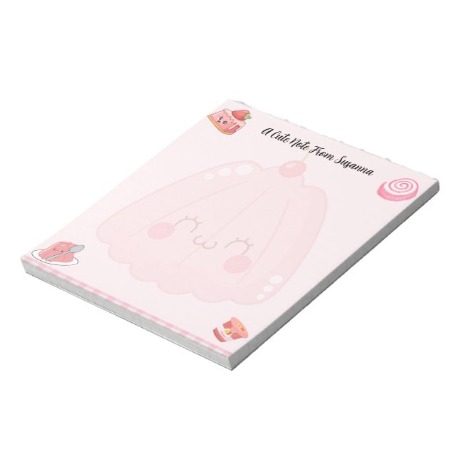 Bloc-note Joli Desserts De Jelly Rose (Tourné)