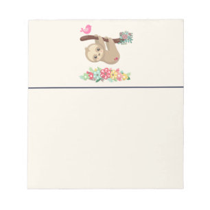 Bloc-note Joli fentes Brown accrochées à l'envers