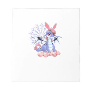 Bloc-note Joli T-shirt de Pâques lapin dragon animé pour pet