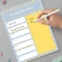 Jolie Empreinte de Patte | Planificateur de Repas