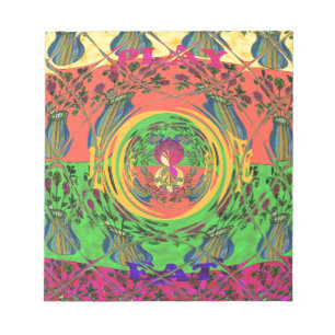 Bloc-note Jolie et belle florale Motif Art Imprimer Design