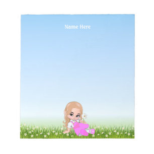 Bloc-note Jolie Fée et Fleurs