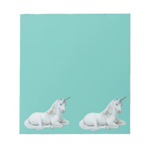 Bloc-note Jolie Unicornes au repos