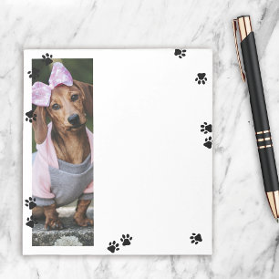 Bloc-note Jolies Empreintes de Patte Photo de Grand Animal d