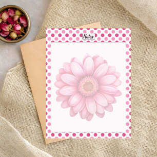 Bloc-note Jolies notes florales roses