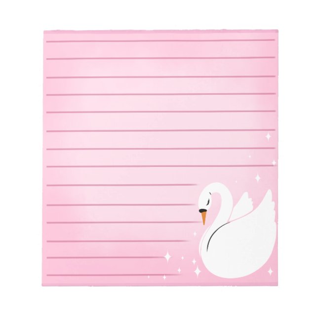 Bloc-note Jolies notes Post-It Cygne délicat (Devant)
