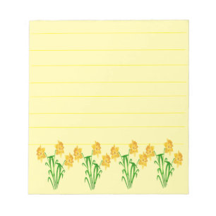Bloc-note Jonquilles