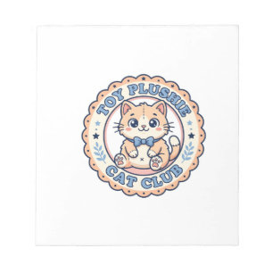 Bloc-note Jouet Peluche Chat Mignon Chat T-Shirt Design - Jo