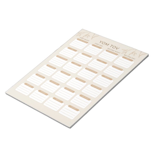 Bloc-note Joueur de repas Yom Tov de maman juive occupé (Incliné)