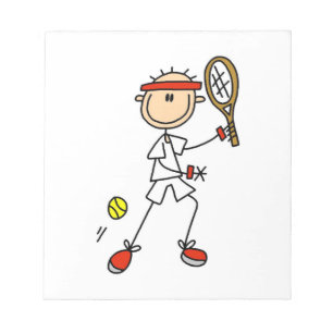 Bloc-note Joueur de tennis masculin Figure