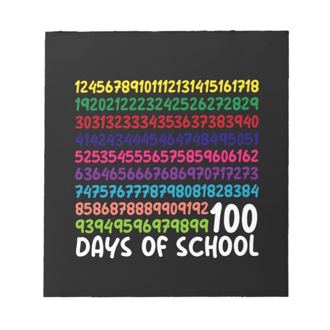 Bloc-note Jour des 100 nombres de mathématiques à l'école po (Devant)
