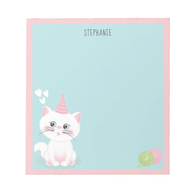 Bloc-note Jour Purr-fect Chat Anniversaire (Devant)