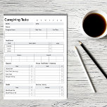 Bloc-note Journal des tâches d'orientation professionnelle,<br><div class="desc">Utilisez ce bloc-notes déchiré pour suivre le journal des tâches de vos parents. C'est un de mes blocs-notes de visiteur hebdomadaires avec un design avec des boîtes au lieu de linéaire. Plus facile pour quelqu'un qui a les mains tremblantes d'écrire une note. J'ai créé ceci à cause de ma propre...</div>