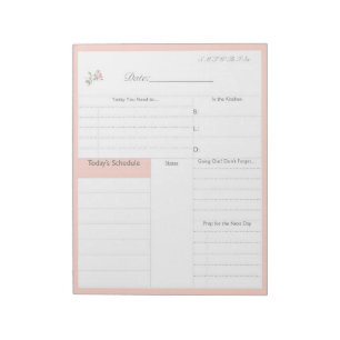 Bloc-note Journal pour faire le bloc - notes de liste -