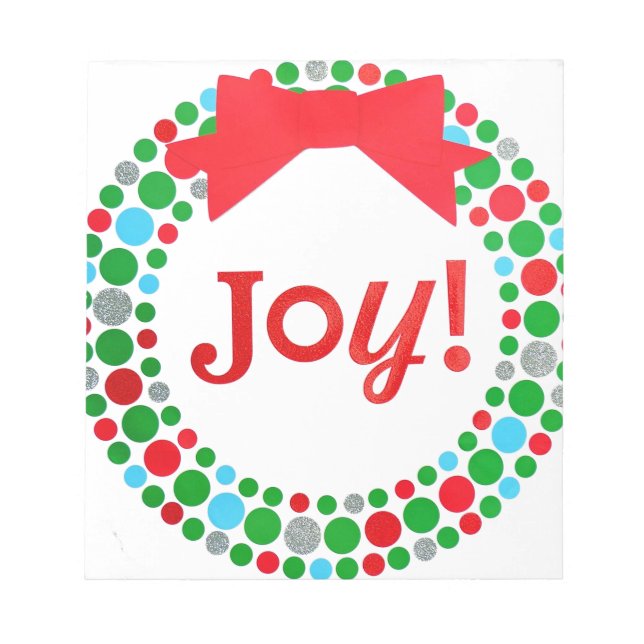 Bloc-note Joy Wreath (Devant)