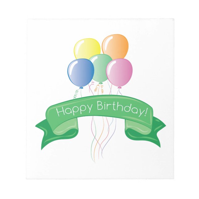 Bloc-note Joyeux anniversaire (Devant)