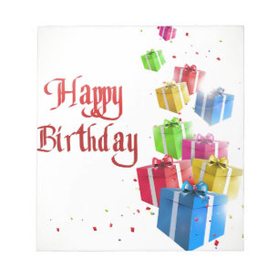 Bloc-note Joyeux anniversaire