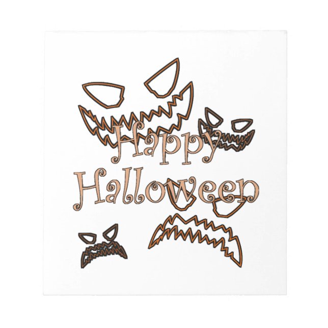 Bloc-note Joyeux Halloween (Devant)