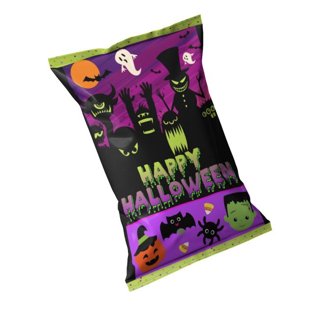Bloc-note Joyeux Halloween Chip Bag Wrappers Fête Faveurs (Halloween Party Favors Chip Bag Wrapper)