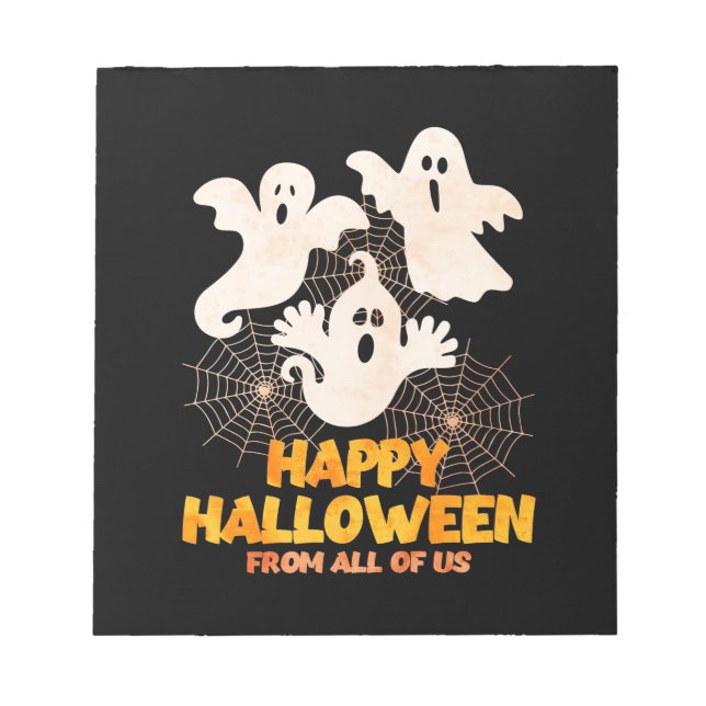 Bloc-note Joyeux Halloween de nous tous (Devant)