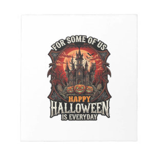 Bloc-note Joyeux Halloween est tous les jours Château hanté
