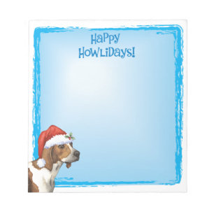 Bloc-note Joyeux Howlidays Treeing Walker