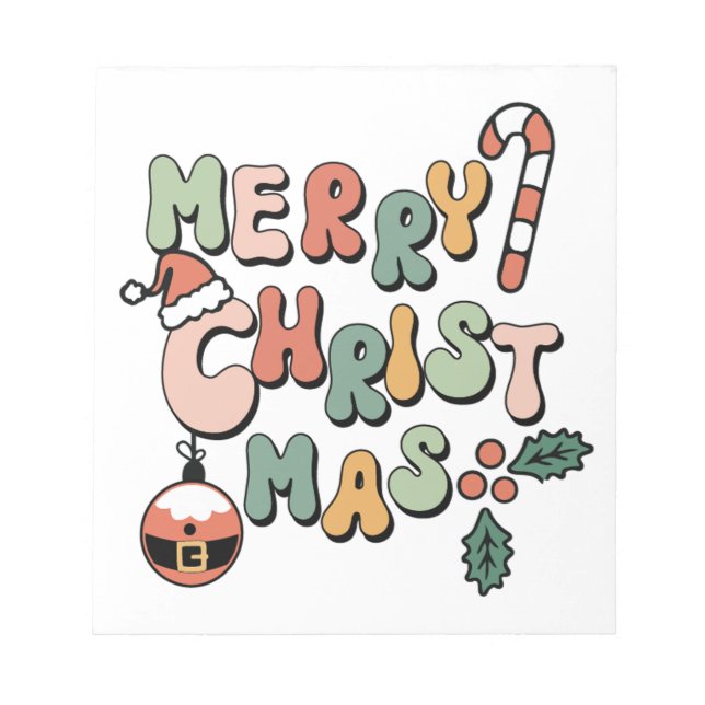 Bloc-note Joyeux Noël Joyeux Noël (Devant)