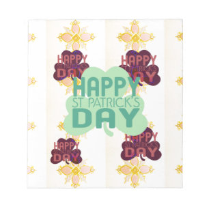 Bloc-note Joyeux Saint Patrick's Day Lovely Art Print