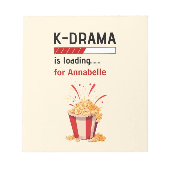 Bloc-note K-Drama est en cours de personnalisation  (Devant)