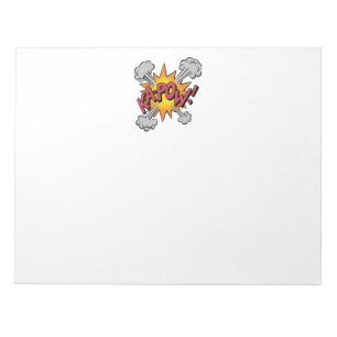 Bloc-note KA-POW ! Graphique de bandes dessinées