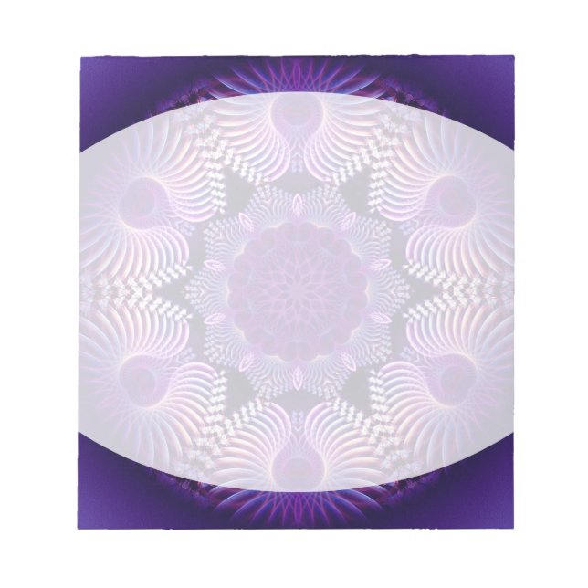 Bloc-note Kaleidoscope Apophysis Fleur I (Devant)