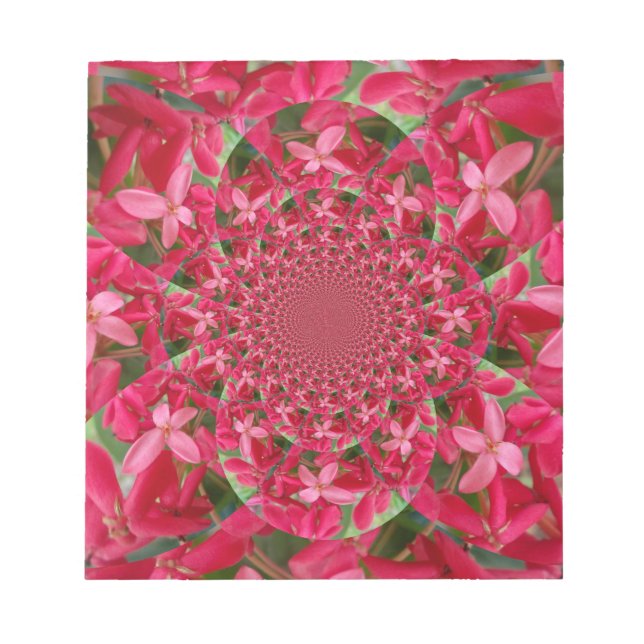 Bloc-note Kaleidoscope de Crimson : Blood Milkweed Flower Ar (Devant)