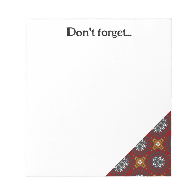 Bloc-note Kaléidoscope du quatrième volume dix-neuf (Devant)