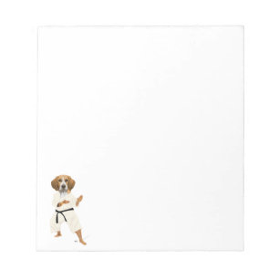 Bloc-note Karate Beagle