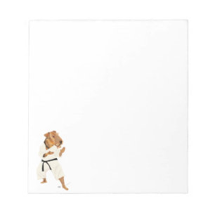 Bloc-note Karate Terrier