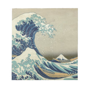 Bloc-note Katsushika Hokusai : La Grande Vague de Kanagawa