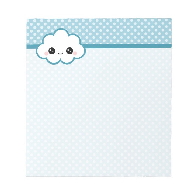 Bloc-note Kawaii Cloud (Devant)
