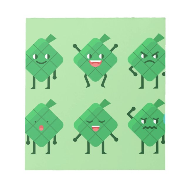 Bloc-note kawaii Ketupat (Devant)