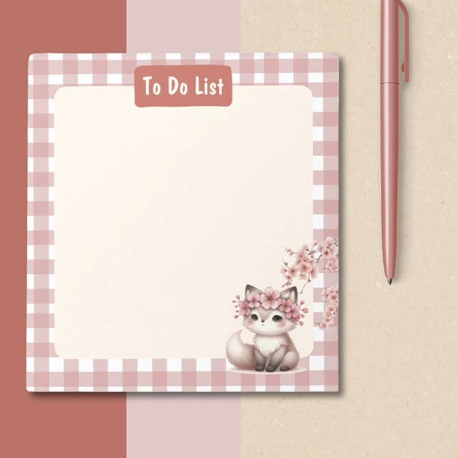 Bloc-note Kawaii Kids Notepad Cute School (Back to School To Do List Cat Kawaii Anime Style Notepad)