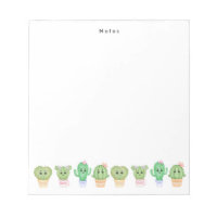 kawaii Poted Cactus et Succulents Personnalisé