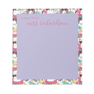 Bloc-note Kawaii Summer Cute Kitty Cats