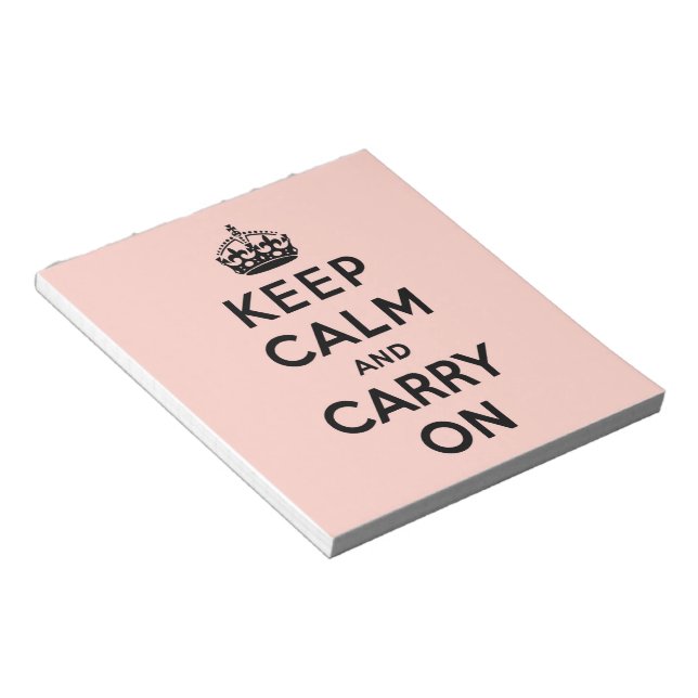Bloc-note keep calm and carry on original (Incliné)