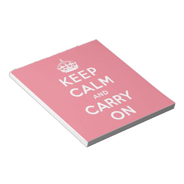 Bloc-note keep calm and carry on original (Incliné)