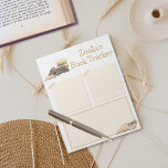 Bloc-note Kids Reading Books Tracker Book Club<br><div class="desc">Gardez sans effort des onglets sur la prochaine aventure littéraire de votre enfant grâce à notre adorable Bloc-notes Kids Book Tracker! Ce bloc-notes, doté d'un chien endormi entouré de livres aux couleurs neutres, facilite la création d'un bloc-notes de liste de lecture pour les enfants. Ce bloc-notes est un outil fantastique...</div>