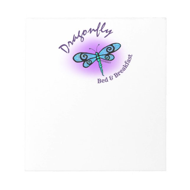 Bloc-note KiniArt Dragonfly Note Pad (Devant)