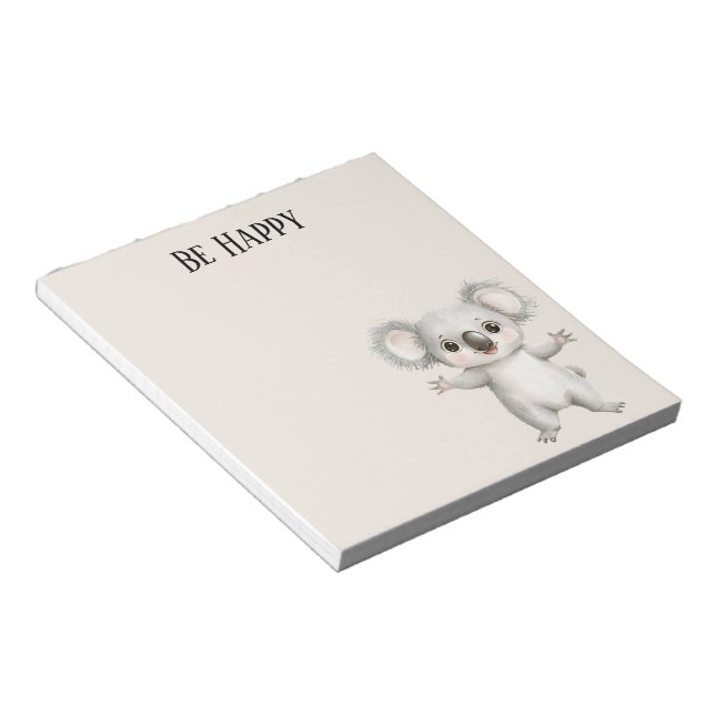 Bloc-note Koala Heureux (Incliné)