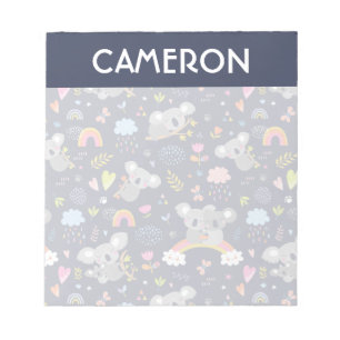 Bloc-note Koala Rainbow Love Motif