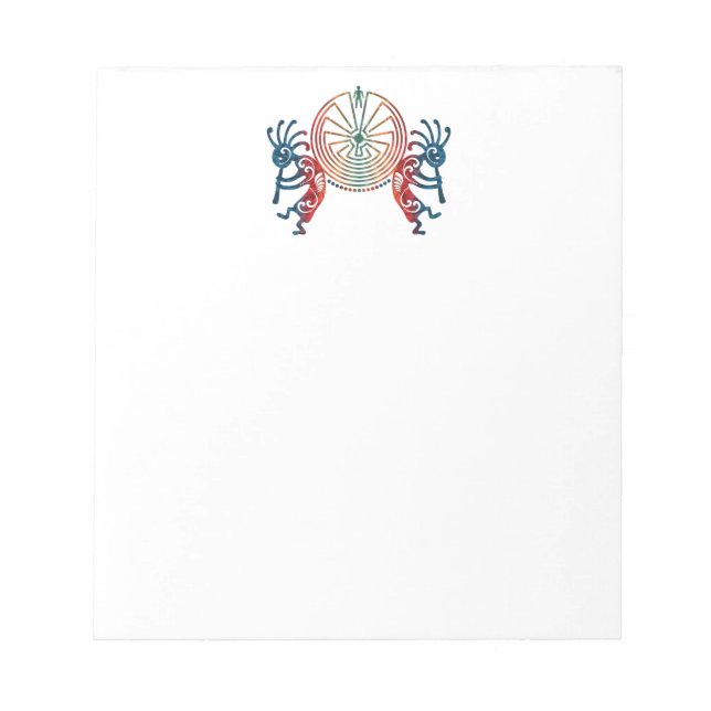 Bloc-note KOKOPELLI / L'HOMME DANS LE MAZE + vos idées (Devant)