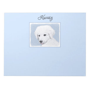 Bloc-note Kuvasz Peinture - Cute Original Chien Art